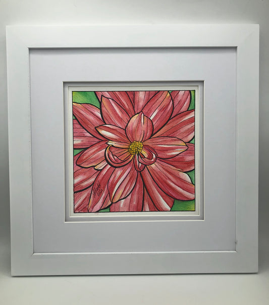 Red Dahlia from Blossoms & Blooms Vol 1