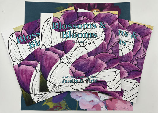 Blossoms & Blooms Volume One - Coloring Book