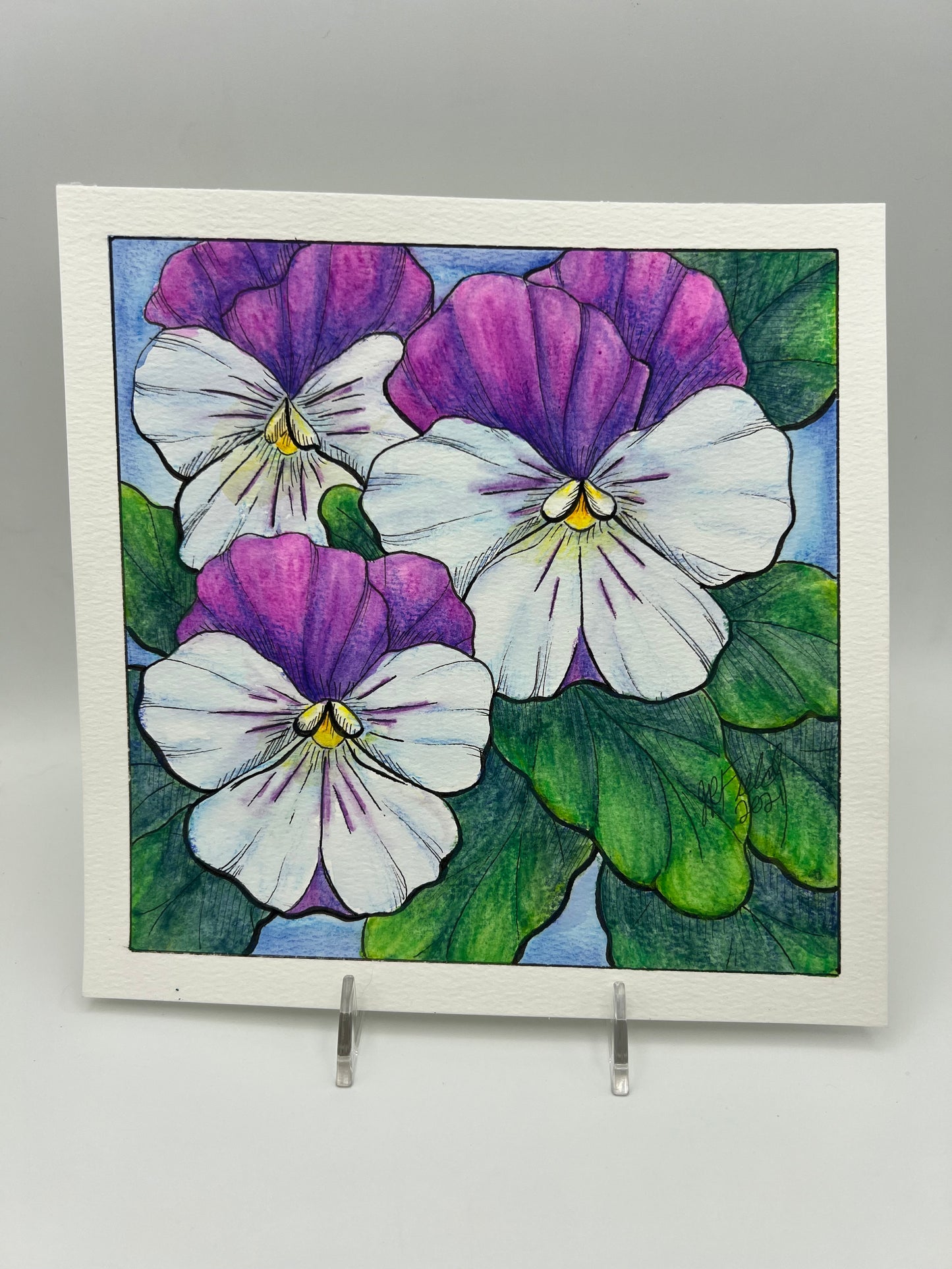 Pansies from Blossoms & Blooms Vol 1